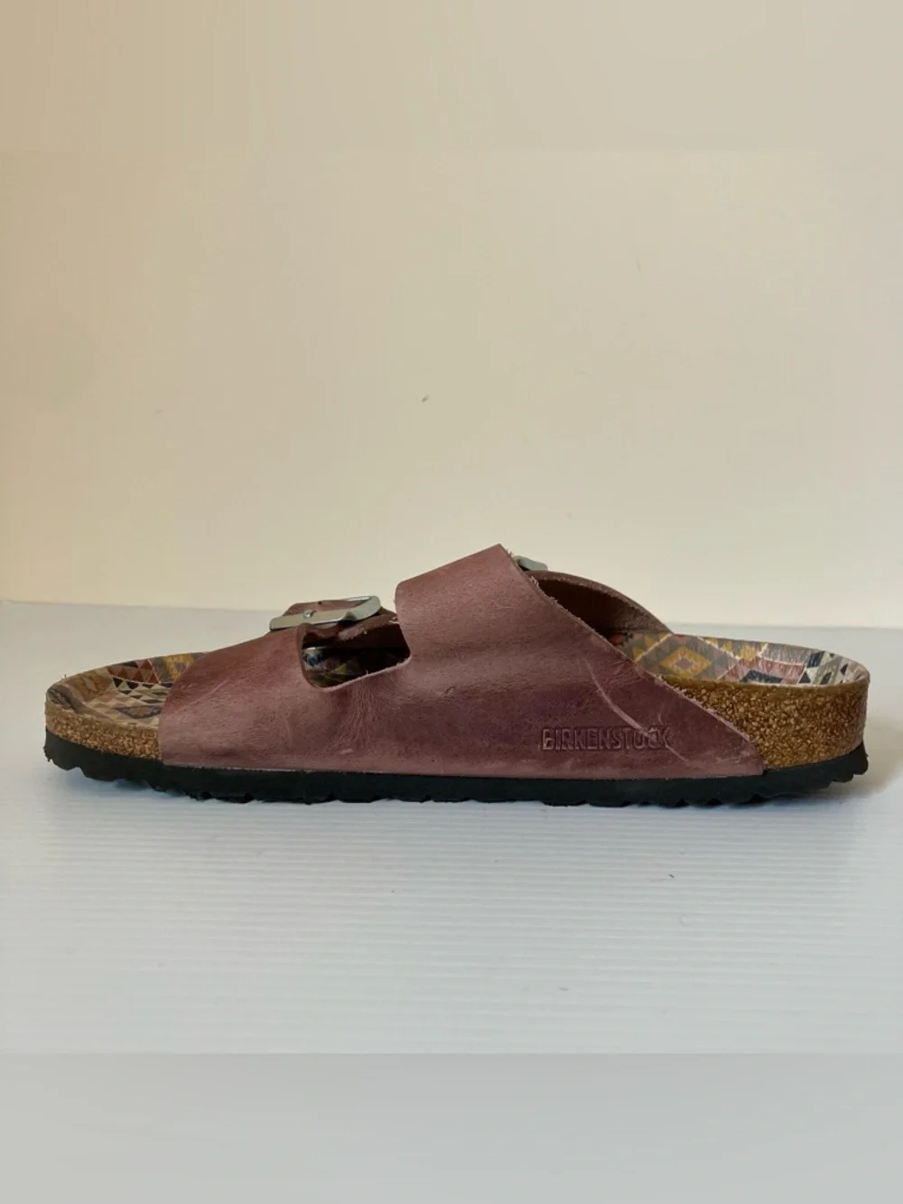 Birkenstock Arizona Oiled Leather Lavender Blush Sandals size 11 - Picture 9 of 10